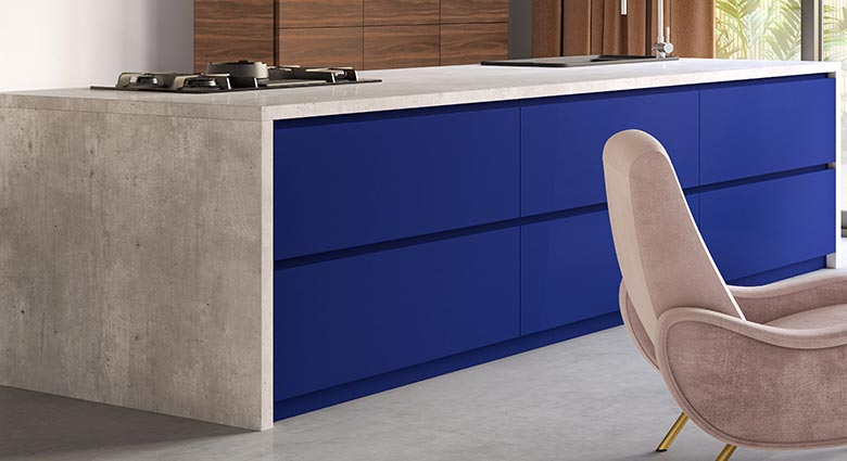 ilot bleu klein